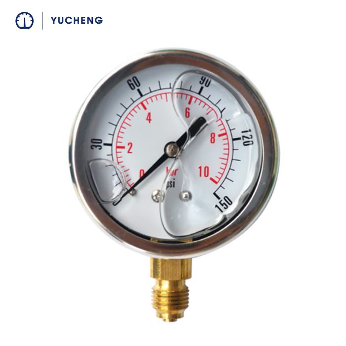 glycerin oil filled pressure gauge 1