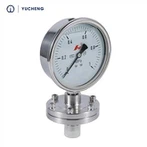 1,5-инчово санитарно диафрагмено уплътнение 100 мм габарит с глицерин